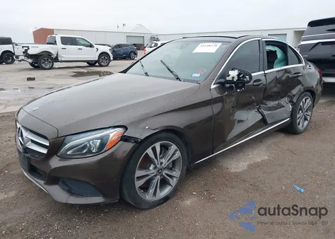 2018 Mercedes-Benz C 300 из США, поврежденный, VIN WDDWF4JBXJR375123
